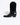 FW17 Black Striped Metal Toe Cap Cowboy Boots