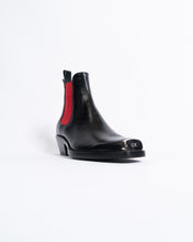 Load image into Gallery viewer, FW17 Red Contrast Metal Toe Cap Boots