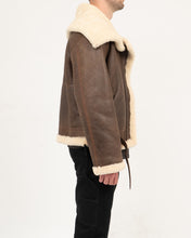 Load image into Gallery viewer, Heavy Shearling Leather Jacket