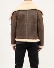 Load image into Gallery viewer, Heavy Shearling Leather Jacket