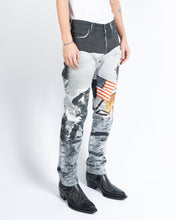 Load image into Gallery viewer, SS18 Moon Flag Printed Denim