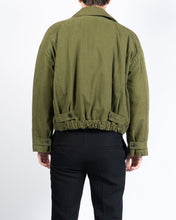 Load image into Gallery viewer, Cropped Green Military Jacket Sample