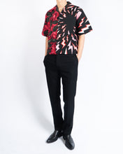 Load image into Gallery viewer, FW19 Red Double Match Split Shirt