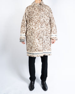 1 of 1 Cow Leather Splatter Printed Coat