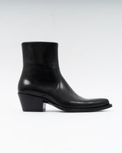 Load image into Gallery viewer, FW17 Tex-C Black Leather 50mm Western Boots