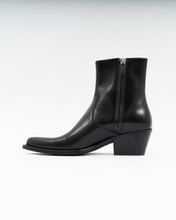 Load image into Gallery viewer, FW17 Tex-C Black Leather 50mm Western Boots