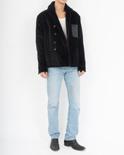 Load image into Gallery viewer, FW19 Black Cord Shearling Jacket Sample