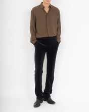 Load image into Gallery viewer, FW19 Dotted Spencer Mud Silk Shirt