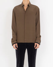 Load image into Gallery viewer, FW19 Dotted Spencer Mud Silk Shirt