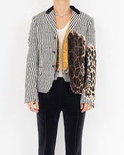 Load image into Gallery viewer, FW17 Cashmere Velvet Leopard Sample Blazer