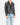 Leather Biker Jacket with Metall Insert