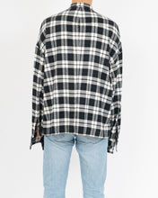 Load image into Gallery viewer, FW17 Mandarin Collar Checked Wool Flannel