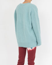 Load image into Gallery viewer, SS19 Light Blue Oversized Mohair Knit