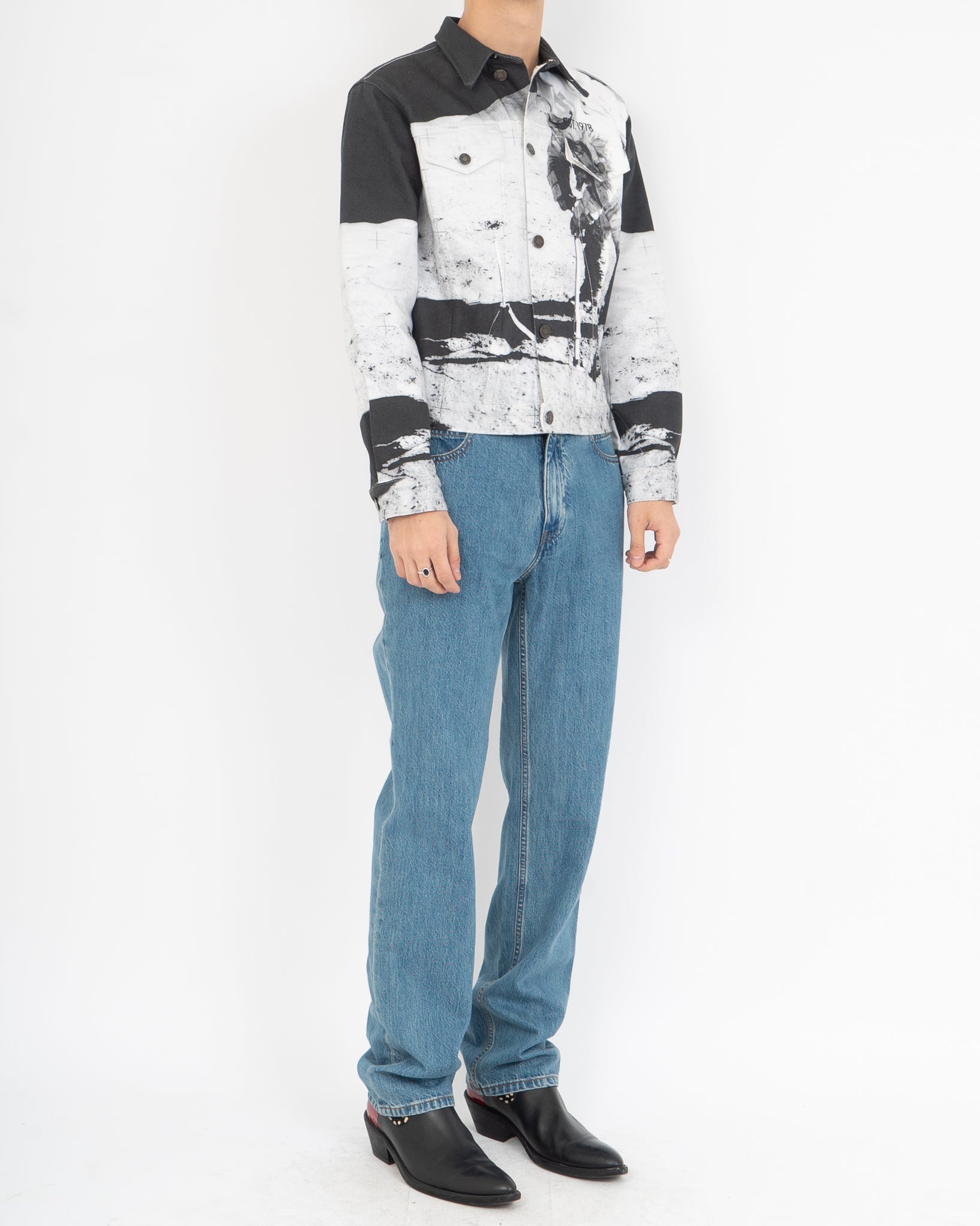 SS19 Moon Landing Denim Jacket – Backyardarchive