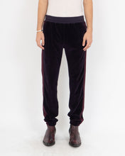 Load image into Gallery viewer, FW15 Purple Velvet Stripe Trousers