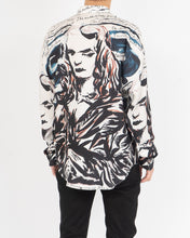 Load image into Gallery viewer, FW19 Mona Lisa Print Silk Shirt