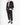 Black Amorpha Silk Satin College Bomber