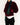 Oversized Biker Bomber in Burgundy Velvet