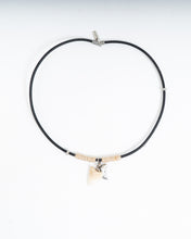 Load image into Gallery viewer, Shark Tooth Calfskin Necklace