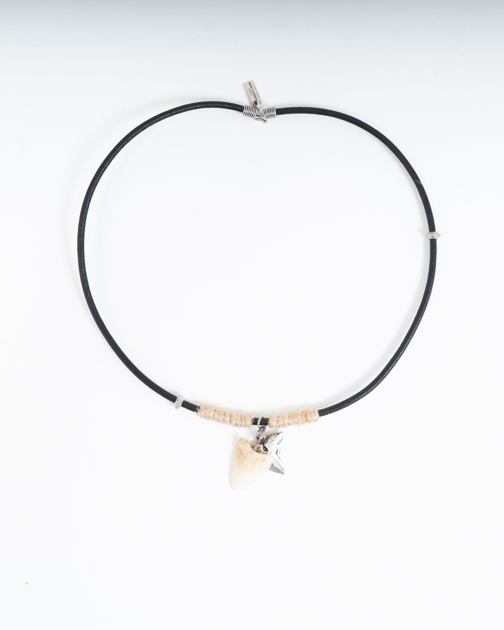 Ysl shark outlet tooth necklace