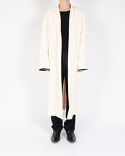Load image into Gallery viewer, SS19 Ivory Striped Oversized Robe Coat