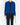 SS18 Blue Suede Leather Zipped Jacket