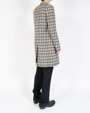 Load image into Gallery viewer, FW15 Black &amp; White Checked Boucle Coat