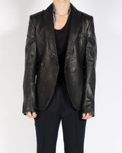 Load image into Gallery viewer, FW15 Double Breasted Leather Blazer