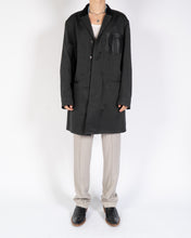 Load image into Gallery viewer, FW19 Grey Workwear Coat with Leather Pocket