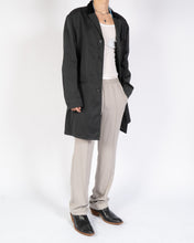 Load image into Gallery viewer, FW19 Grey Workwear Coat with Leather Pocket