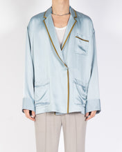 Load image into Gallery viewer, FW19 Light Blue Silk Kimono
