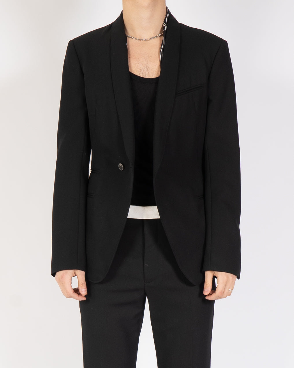 FW14 Black Classic Shawl Collar Blazer