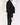 SS18 Black Double Breasted Blazer with White Stitching
