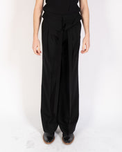 Load image into Gallery viewer, SS19 Black Belted Wool Trousers
