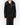 FW17 Black Leather Patch Cardigan Jacket