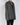 FW20 Oversized Anthracite Wool Mandarin Collar Shirt