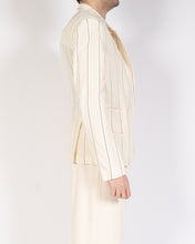 Load image into Gallery viewer, SS18 Cream Striped Blazer