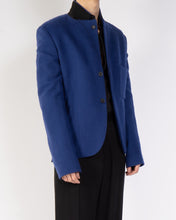 Load image into Gallery viewer, FW19 Blue Wool Officier Blazer