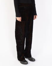 Load image into Gallery viewer, FW18 Floral Velvet Pyjama Trousers