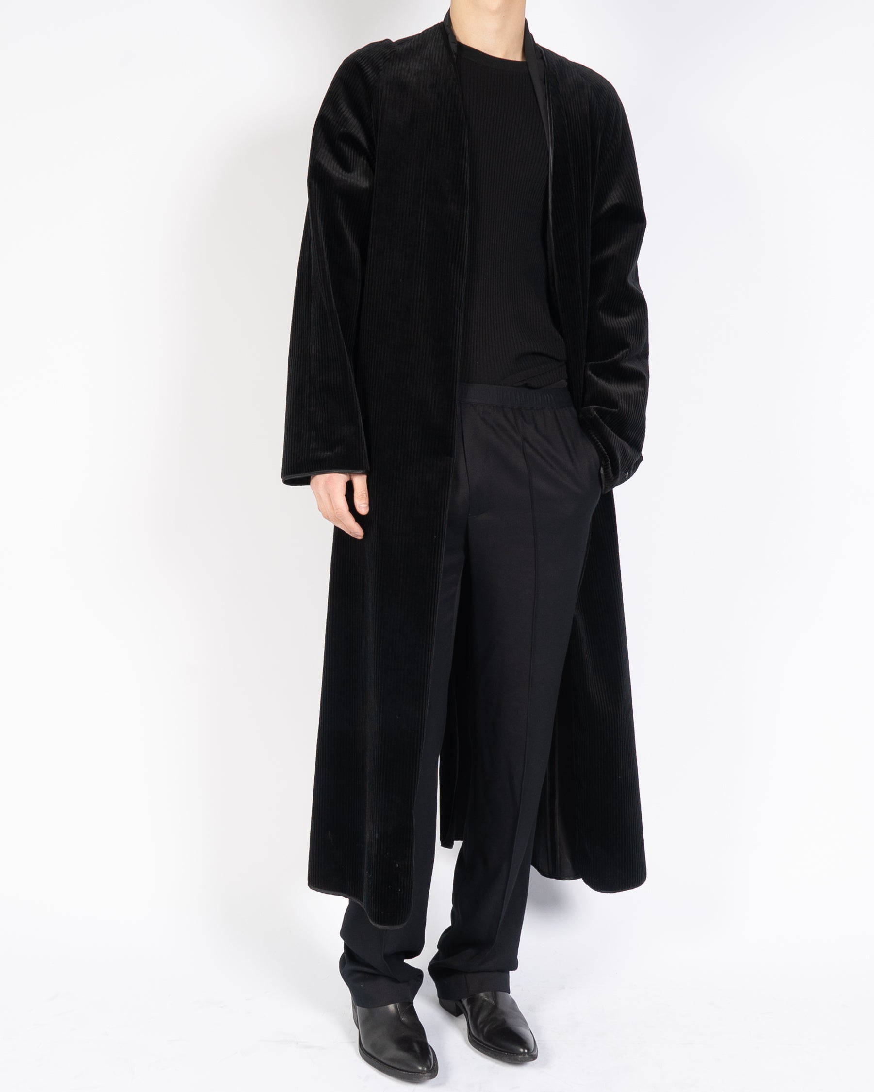 FW15 Black Cord Perignor Coat