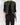 SS20 Green/Black Cotton & Leather Waist-Coat