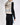 SS20 Mixed Fabric Waistcoat in Cotton & Leather