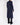FW17 Blue Distressed Collar Wool Coat