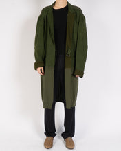 Load image into Gallery viewer, SS20 Green Mixed Fabric Painter Coat