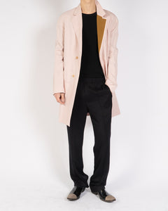 SS20 Pink Cotton Workwear Raglan Coat