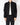 FW20 Black Buttoned Cotton Aviator Jacket