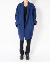 Load image into Gallery viewer, FW19 Blue Oversized Kimono Coat