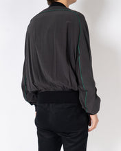 Load image into Gallery viewer, SS19 Anthracite Silk Bomber Sample