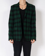 Load image into Gallery viewer, FW17 Turner Green Checked Blazer Sample