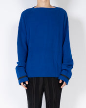 Load image into Gallery viewer, SS17 Invidia Blue Boat Neck Jumper Knit